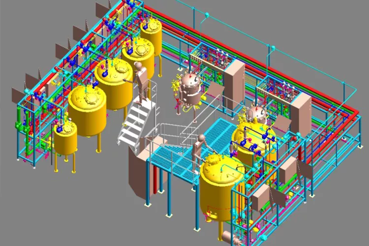 生物工程项目3D图